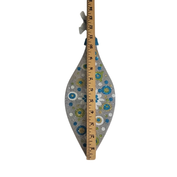 New Home Elements Glitter Decor Sign Christmas Hanging Ornament Signs - Picture 6 of 9